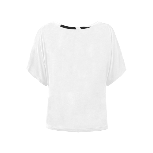 ELVIS+MARILYN- Women's Batwing-Sleeved Blouse T shirt (Model T44)