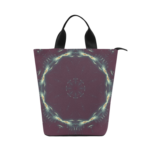 Mandala Sparks Nylon Lunch Tote Bag (Model 1670)