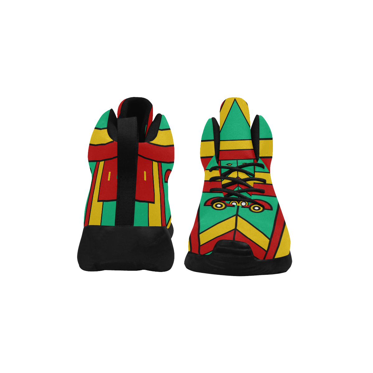Aztec Spiritual Tribal Women's Chukka Training Shoes/Large Size (Model 57502)
