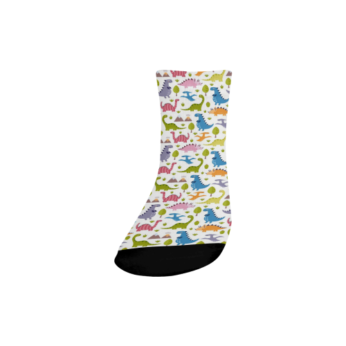 Dinosaur Pattern Quarter Socks
