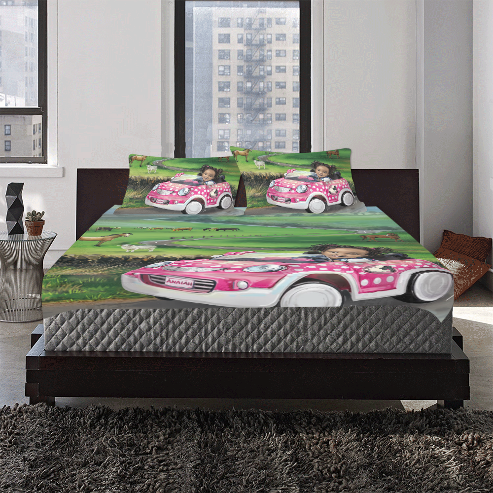 Road Trip bed set 3-Piece Bedding Set