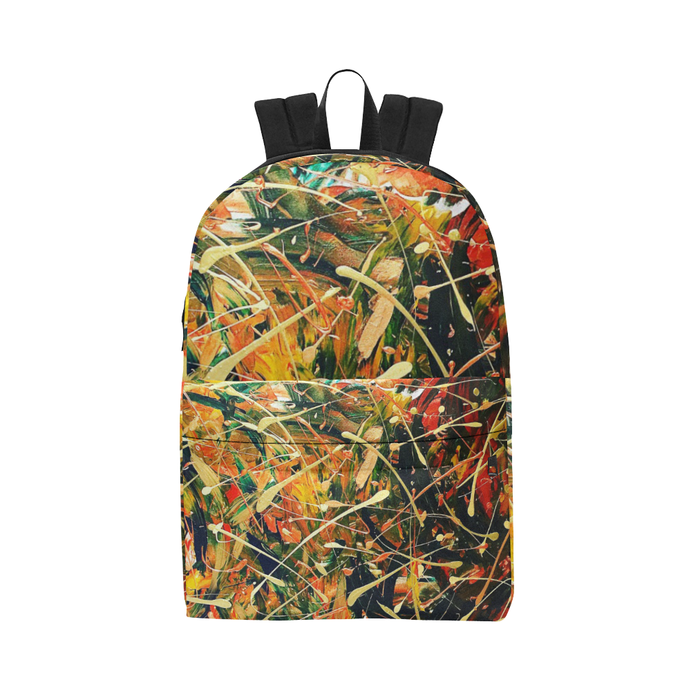 Gold Unisex Classic Backpack (Model 1673)