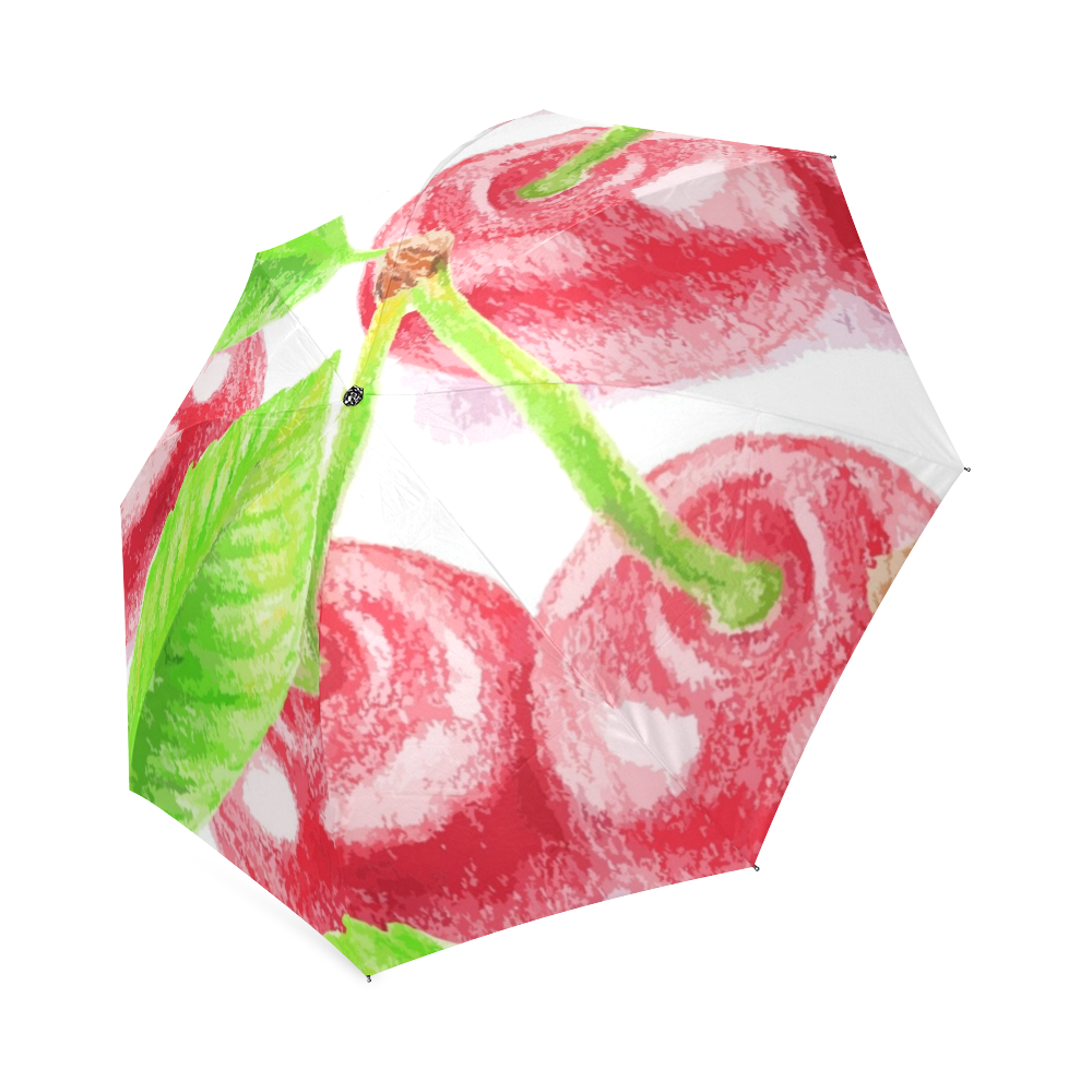 Red Cherries Foldable Umbrella (Model U01)