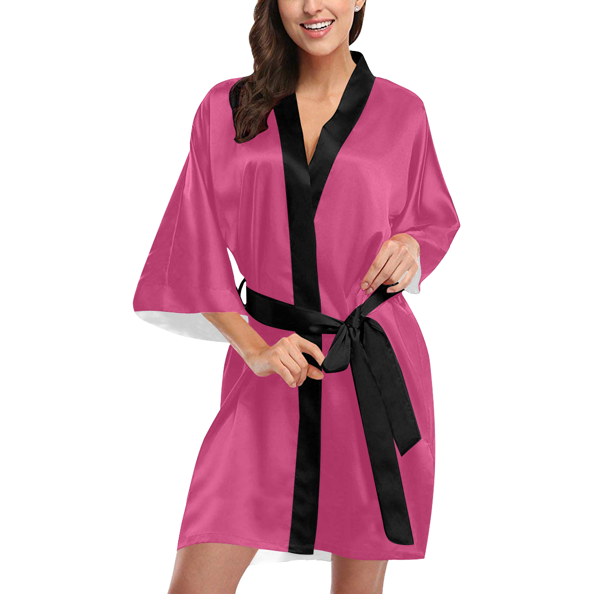 Magenta Kimono Robe