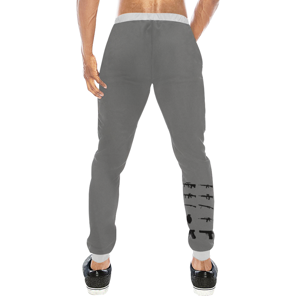 guns-34272_1280menswtpnts Men's All Over Print Sweatpants (Model L11)