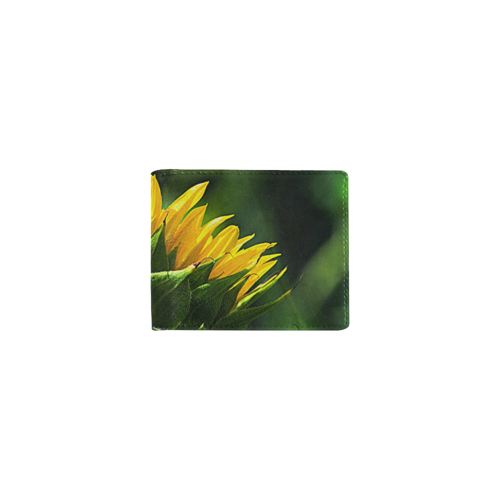 Sunflower New Beginnings Mini Bifold Wallet (Model 1674)