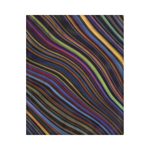 Wild Wavy Lines 04 Duvet Cover 86"x70" ( All-over-print)