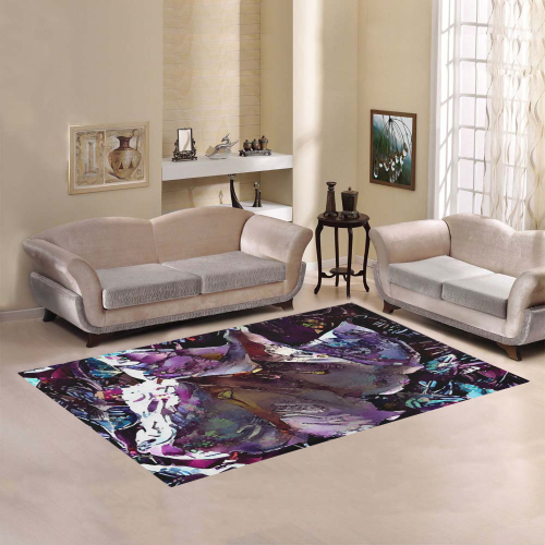 what a trumpet 3b2 Area Rug7'x5'