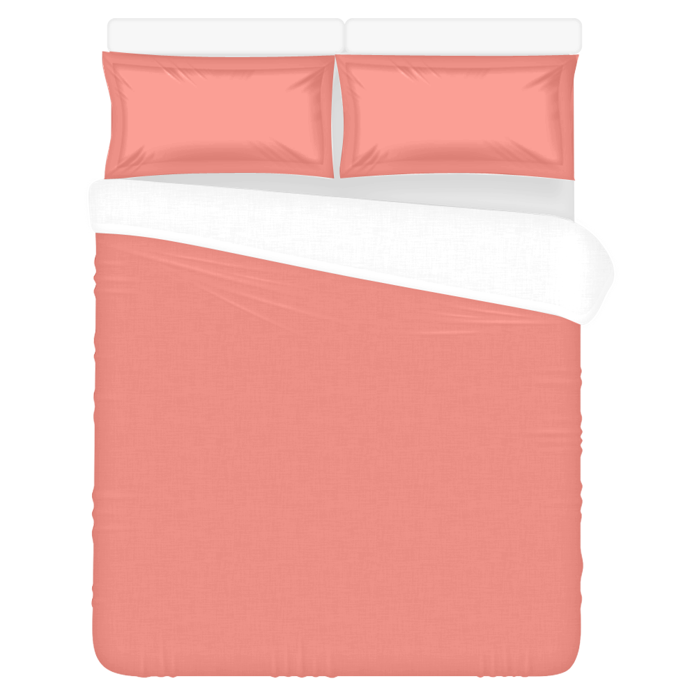 color tea rose 3-Piece Bedding Set