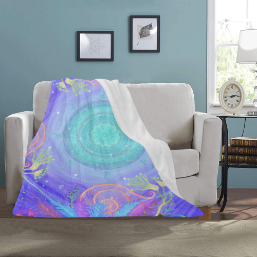 cosmos Ultra-Soft Micro Fleece Blanket 30''x40''