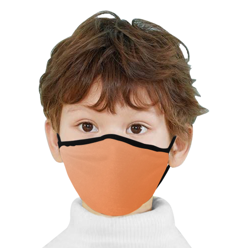 Orange Ombre Mouth Mask
