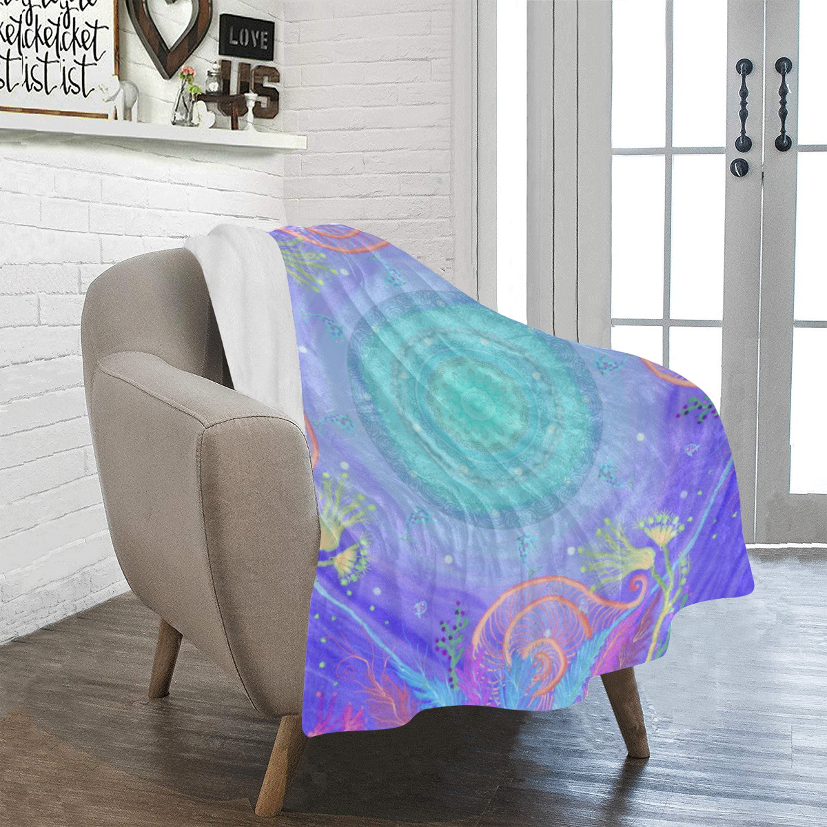cosmos Ultra-Soft Micro Fleece Blanket 30''x40''