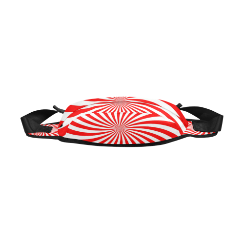 PEPPERMINT TUESDAY SWIRL Fanny Pack/Large (Model 1676)