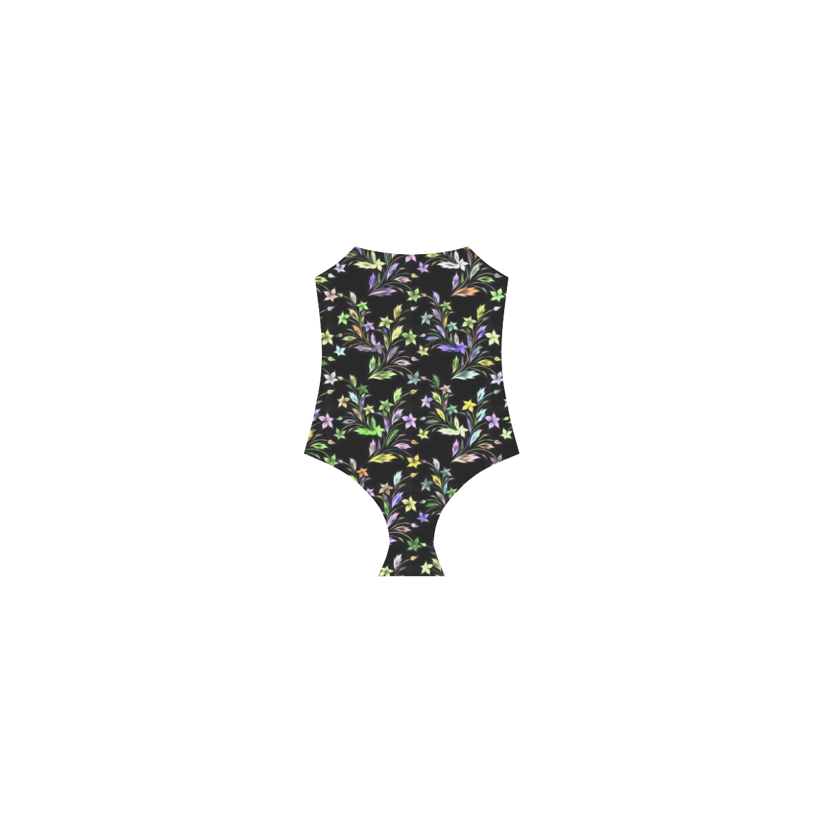 Vivid floral pattern 4182C by FeelGood Strap Swimsuit ( Model S05)
