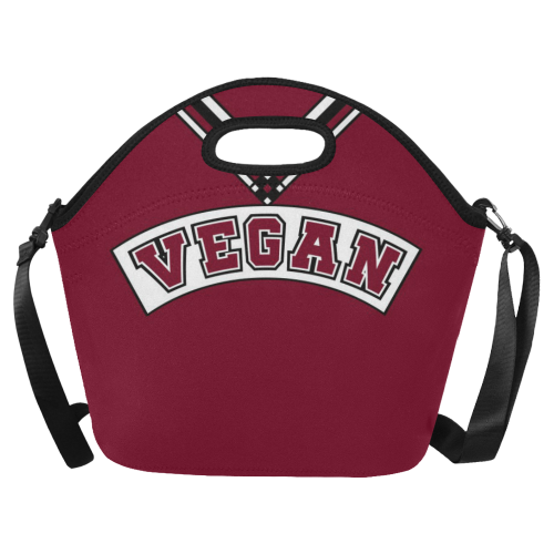 Vegan Cheerleader Neoprene Lunch Bag/Large (Model 1669)