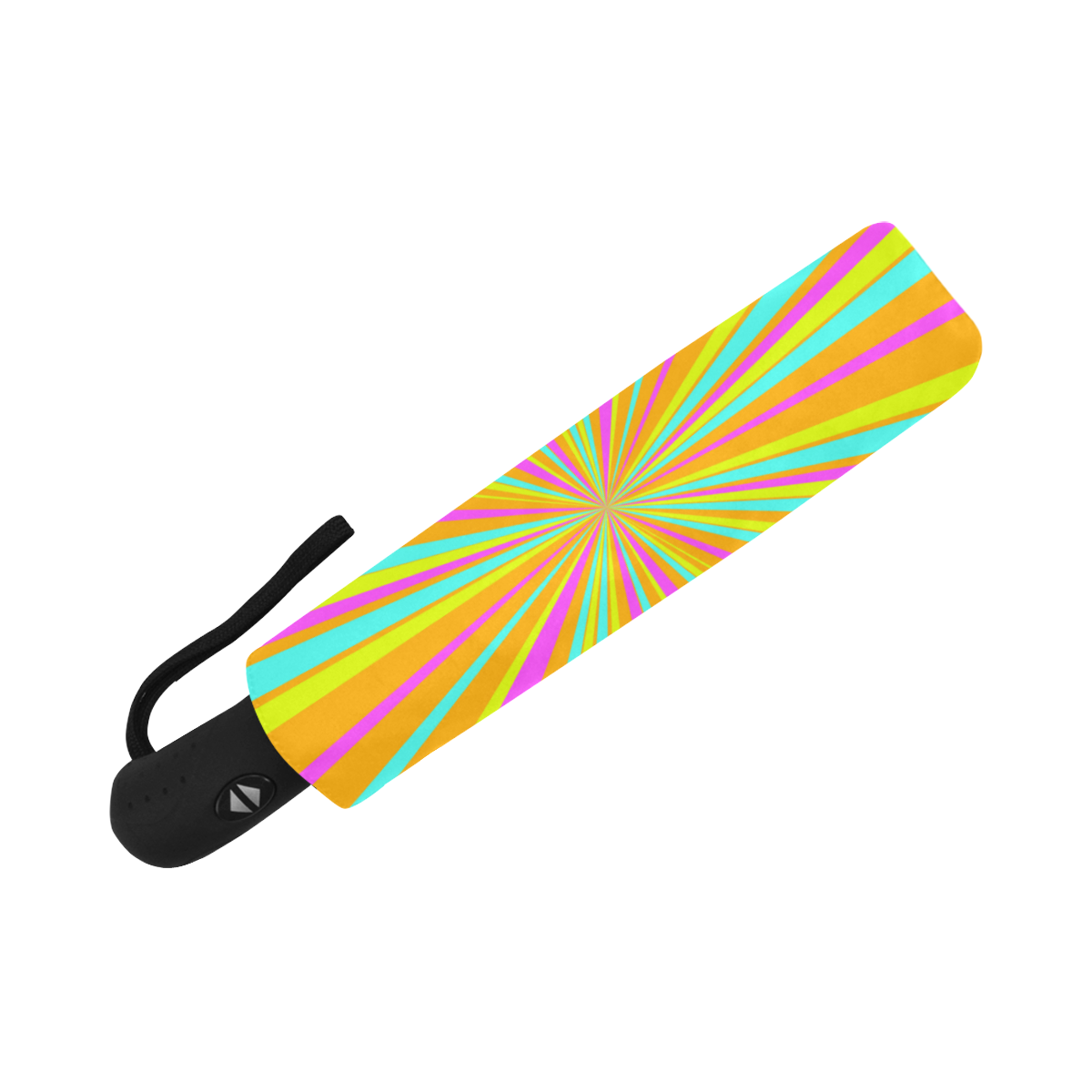 Colorful Neon ZOOM Stripes Anti-UV Auto-Foldable Umbrella (Underside Printing) (U06)