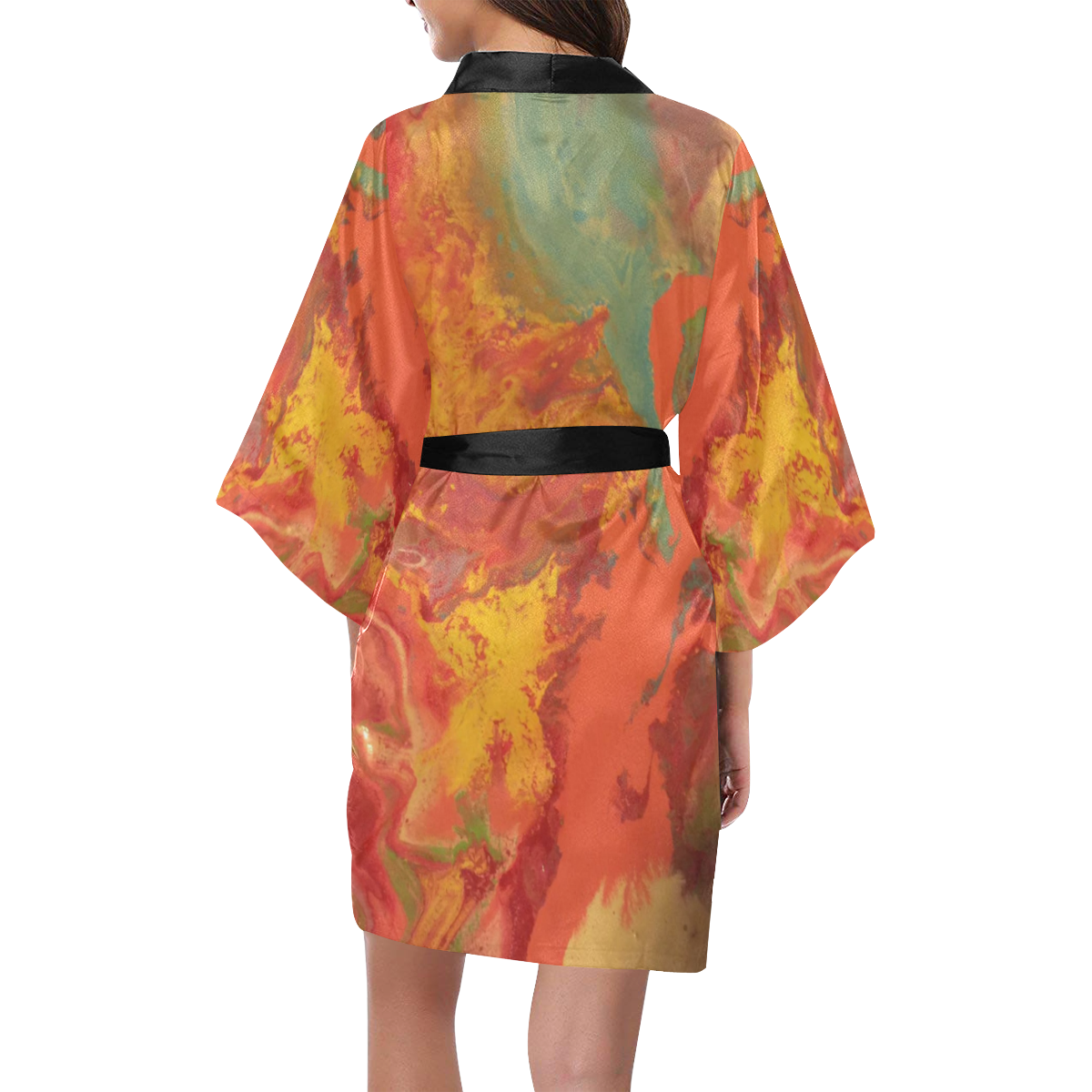 Psychaedelic ice cream kimono Kimono Robe