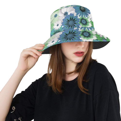 Spring Time Flowers 3 All Over Print Bucket Hat