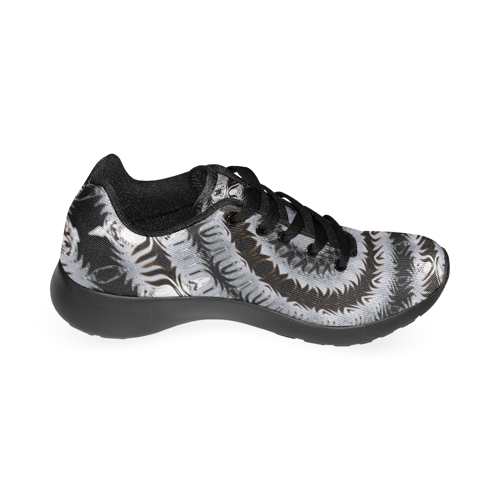 Fluctuating Lights Ornamental Geometry Design Women's Running Shoes/Large Size (Model 020)