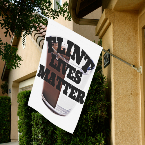 Flint Lives MAtter Garden Flag 28''x40'' （Without Flagpole）