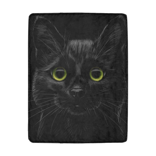 Black Cat Ultra-Soft Micro Fleece Blanket 43''x56''