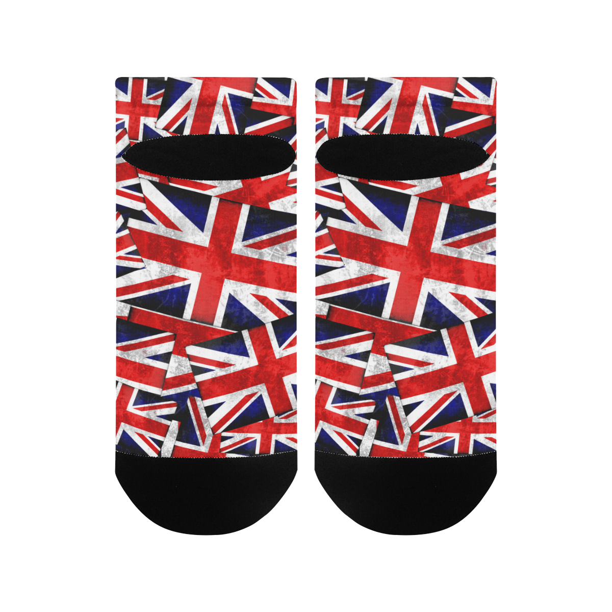 Union Jack British UK Flag Men's Ankle Socks