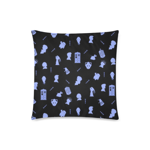 Dr Who Custom Zippered Pillow Case 18"x18" (one side)
