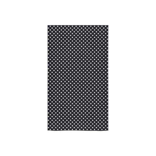 Black polka dots Custom Towel 16"x28"