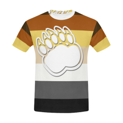 Gay Bear Flag All Over Print T-Shirt for Men (USA Size) (Model T40)