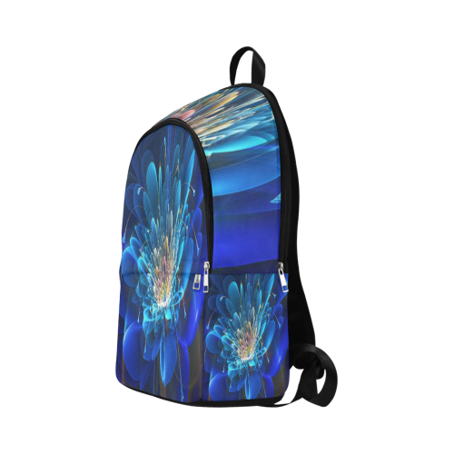 3D Blue Flower V11 Fabric Backpack for Adult (Model 1659)
