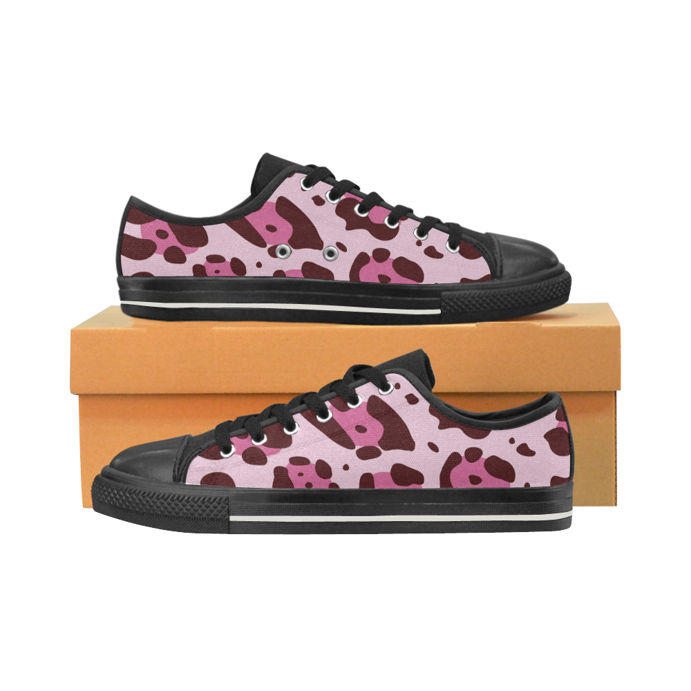PINK PASSION Low Top Canvas Shoes for Kid (Model 018)