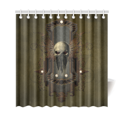 Awesome dark skull Shower Curtain 69"x70"