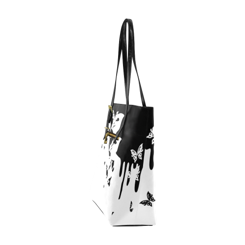 Animals Nature - Splashes Tattoos with Butterflies Euramerican Tote Bag/Small (Model 1655)