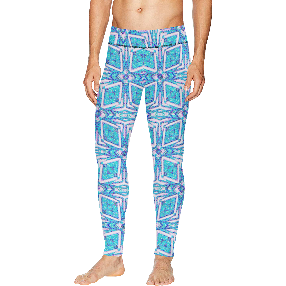 geometric doodle 1 Men's All Over Print Leggings (Model L38)