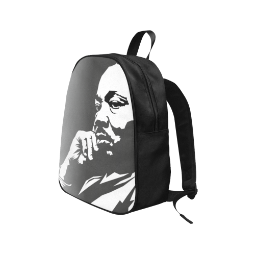 MLK Rememberance Backpack Fabric School Backpack (Model 1682) (Medium)