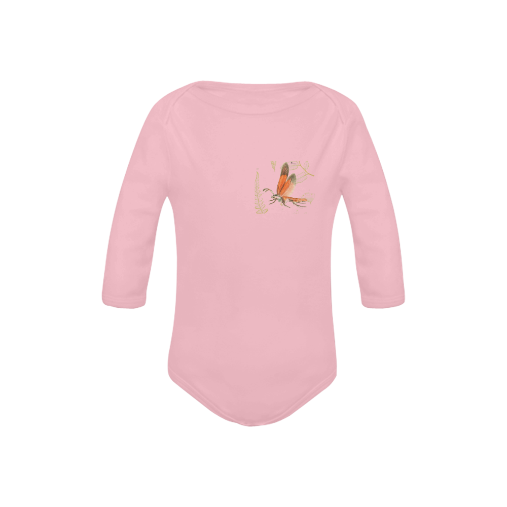 Funny Pigeon Baby Powder Organic Long Sleeve One Piece (Model T27)