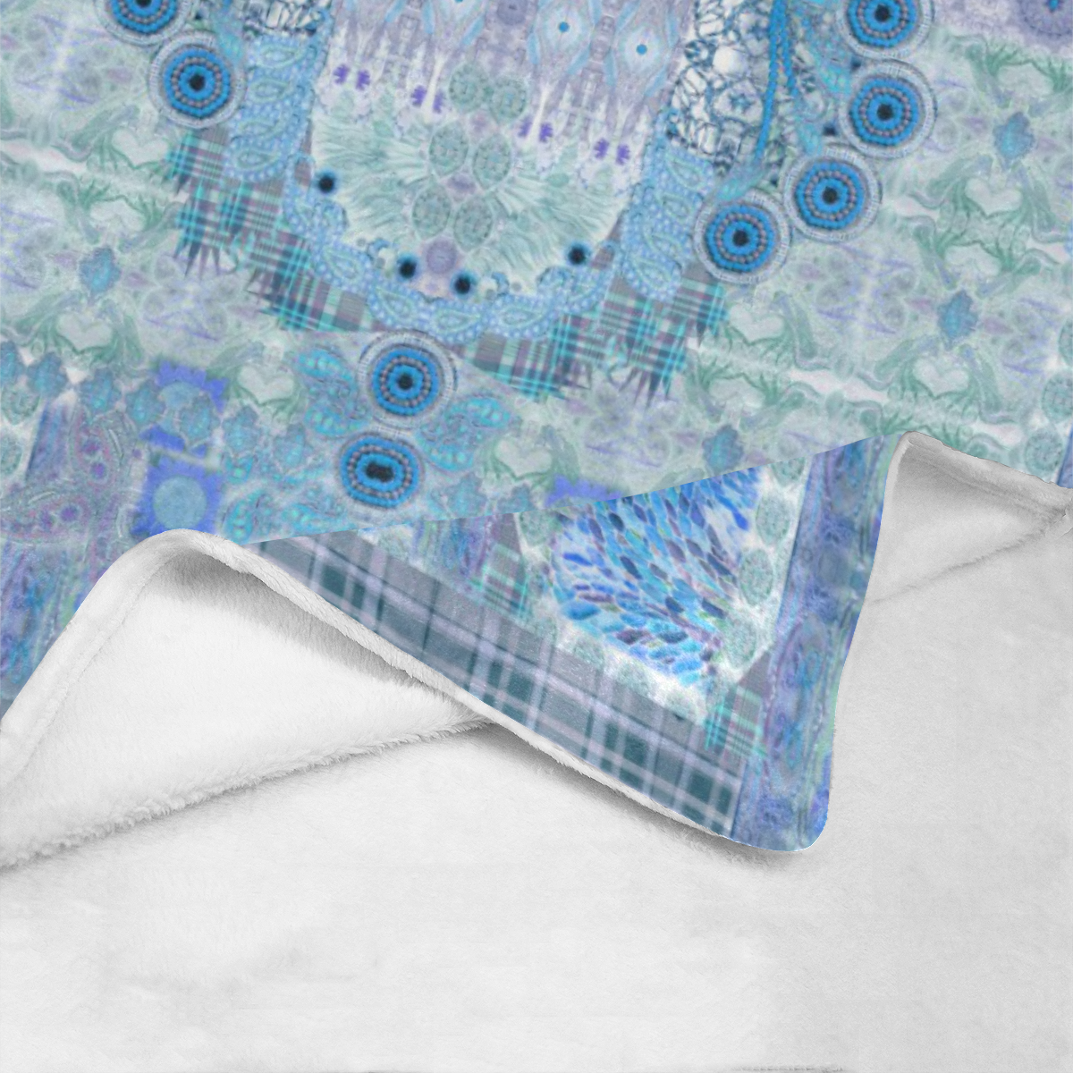 fiesta blue Ultra-Soft Micro Fleece Blanket 54''x70''