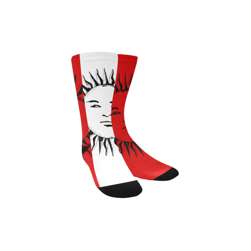 GOD Kids Socks Red,White & Black Kids' Custom Socks
