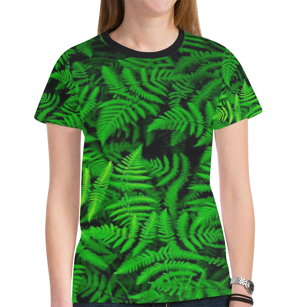 greenleafs New All Over Print T-shirt for Women (Model T45)