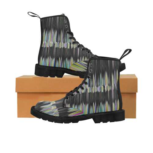 kokomektrum Martin Boots for Women (Black) (Model 1203H)