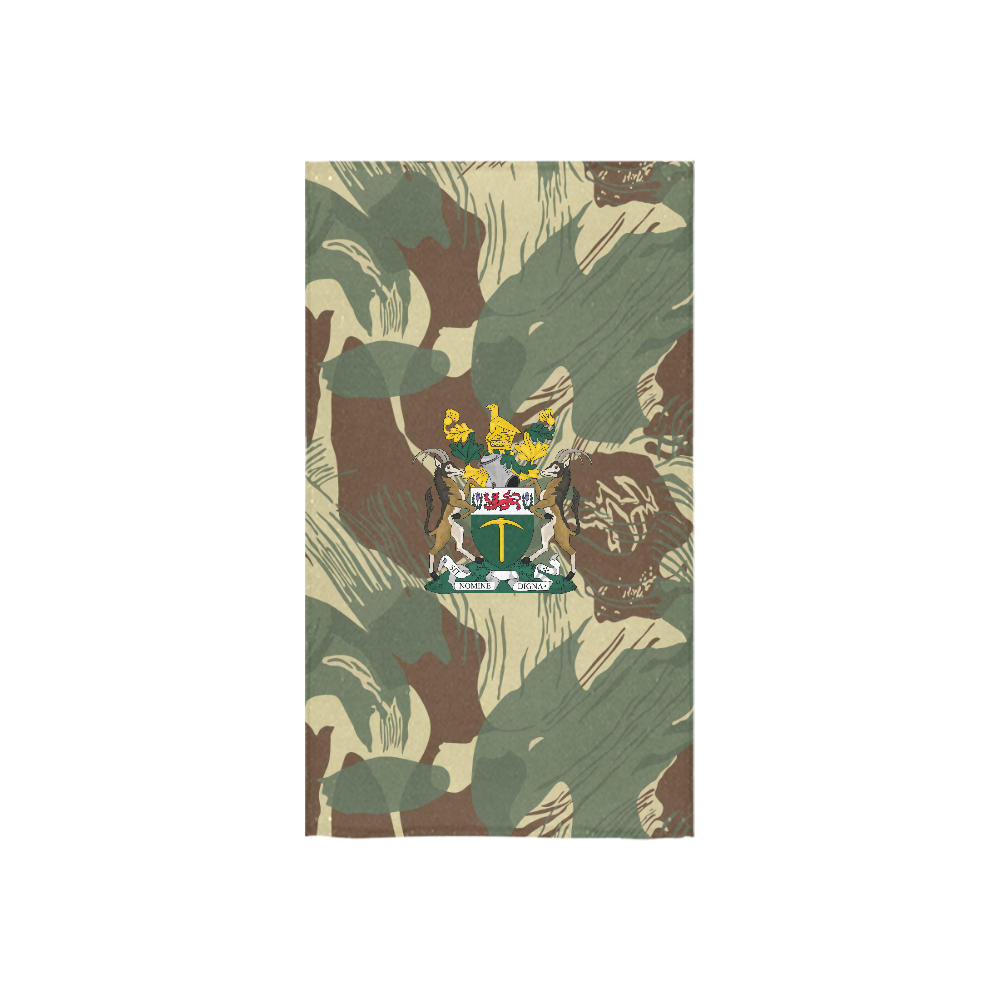 Rhodesian Brushstrokes Camouflage V2 Custom Towel 16"x28"