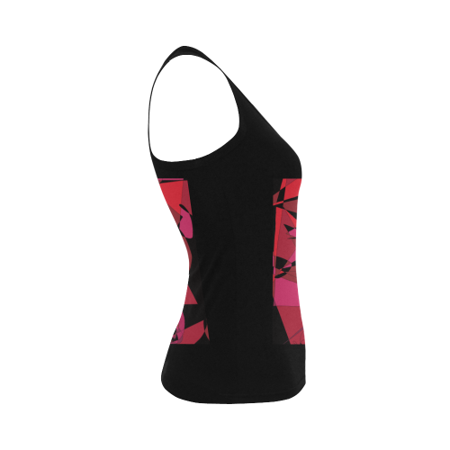 Abstract #8 S 2020 Women's Shoulder-Free Tank Top (Model T35)