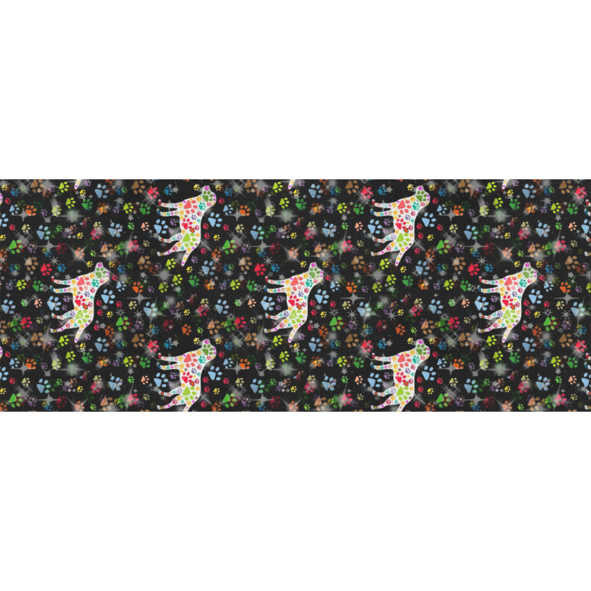 Dogs by Nico Bielow Gift Wrapping Paper 58"x 23" (3 Rolls)