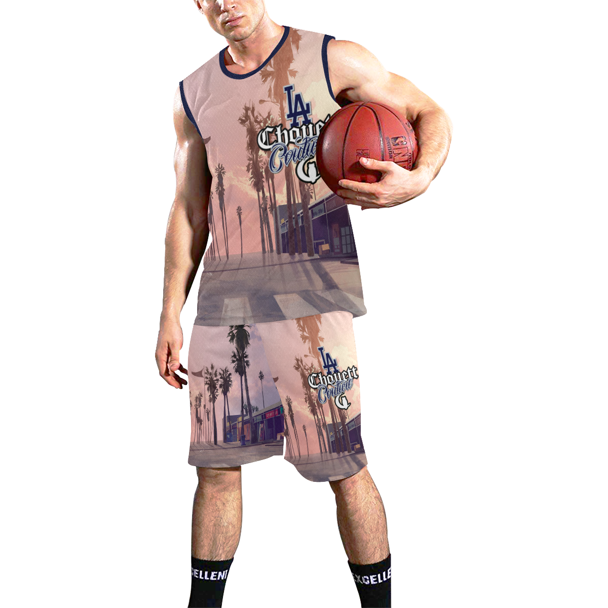 LACHOUETT WESTCOAST All Over Print Basketball Uniform