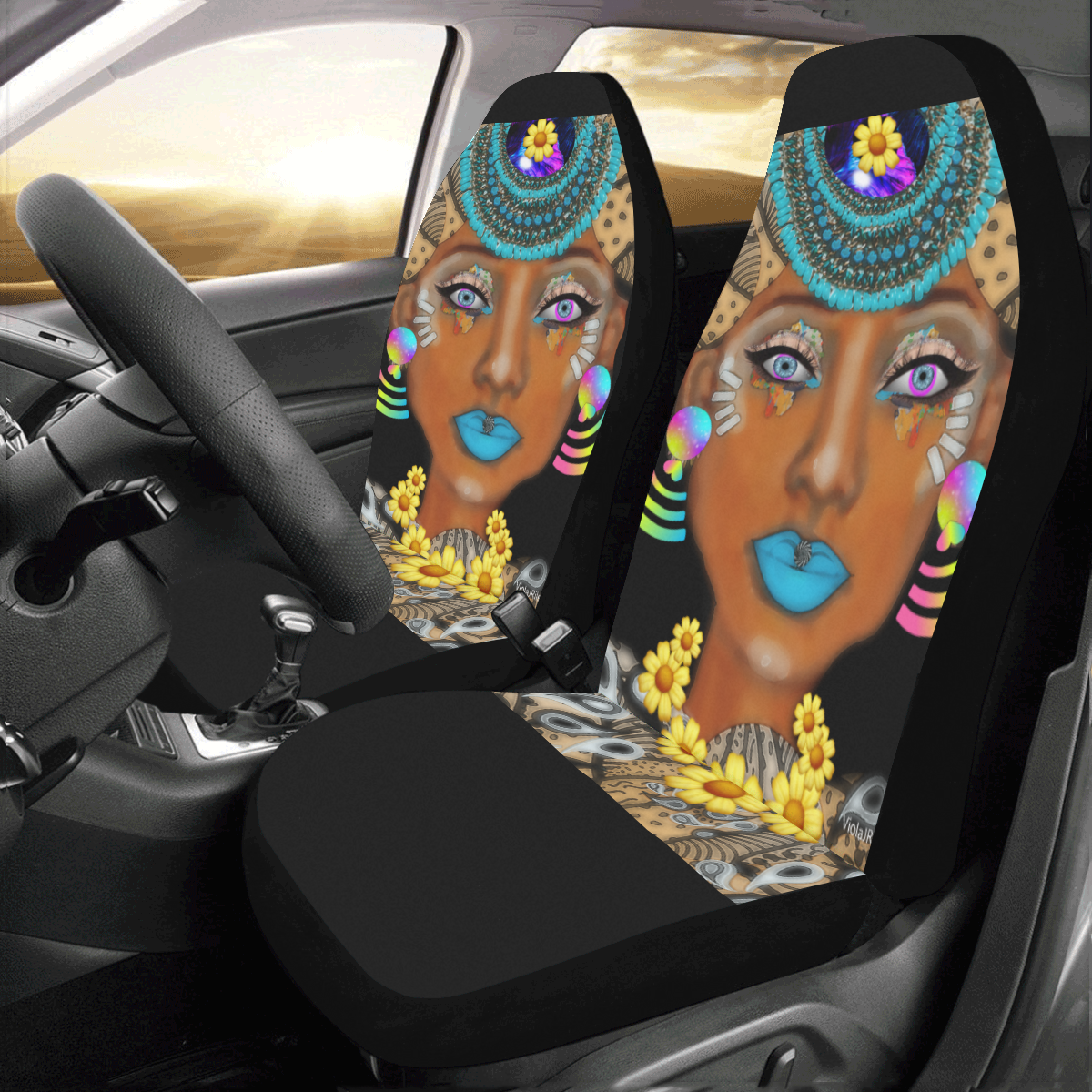 WIFI QUEE5 Car Seat Covers (Set of 2)