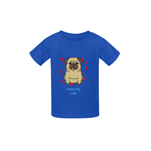 bulldog love Kid's  Classic T-shirt (Model T22)