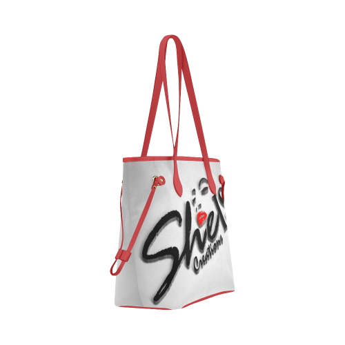 3D SHE IS TOTE Clover Canvas Tote Bag (Model 1661)