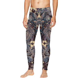 flowers #flowers #pattern Men's All Over Print Leggings (Model L38)