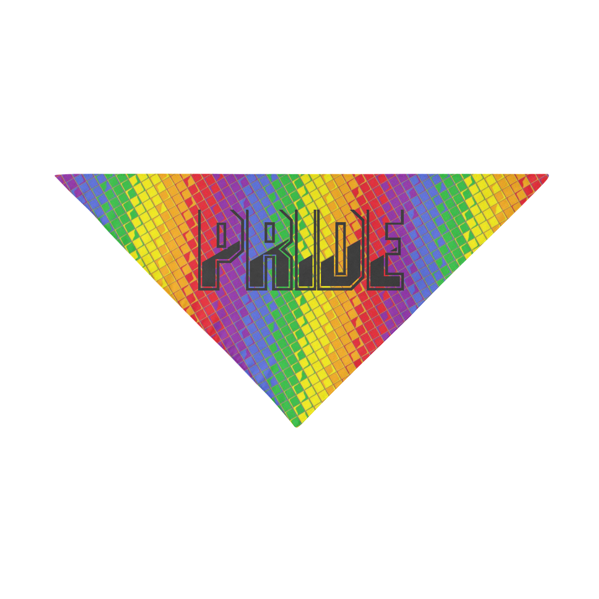 Pride Pattern by K.Merske Pet Dog Bandana/Large Size