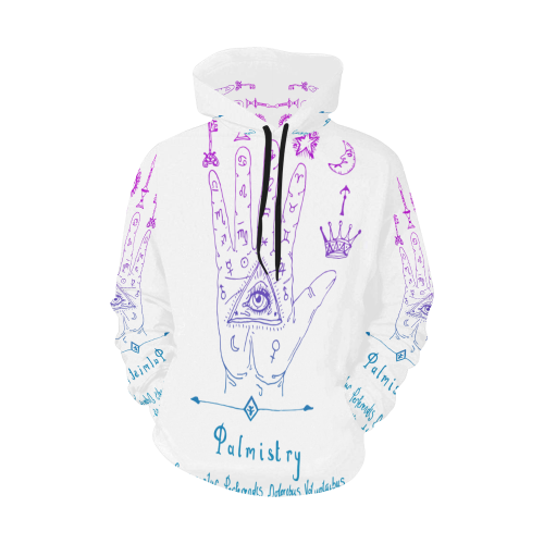 Palmistry All Over Print Hoodie for Men (USA Size) (Model H13)